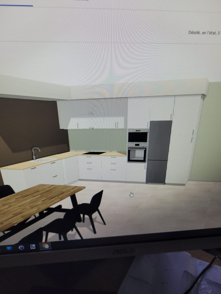 Pose de cuisine par notre plaquiste St-Gilles et réalisation de crédence